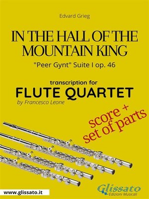 cover image of In the Hall of the Mountain King--Flute Quartet score & parts